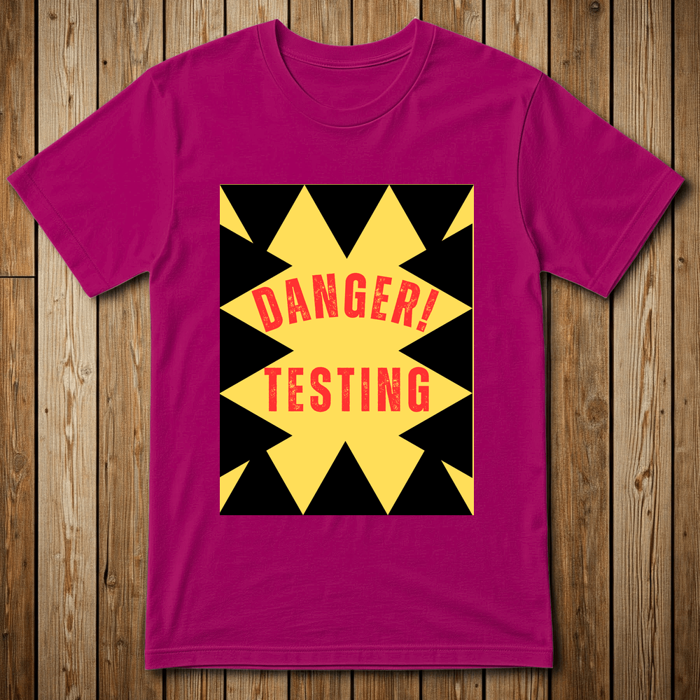 Printify T-Shirt Antique Heliconia / M DANGER-TESTING-20