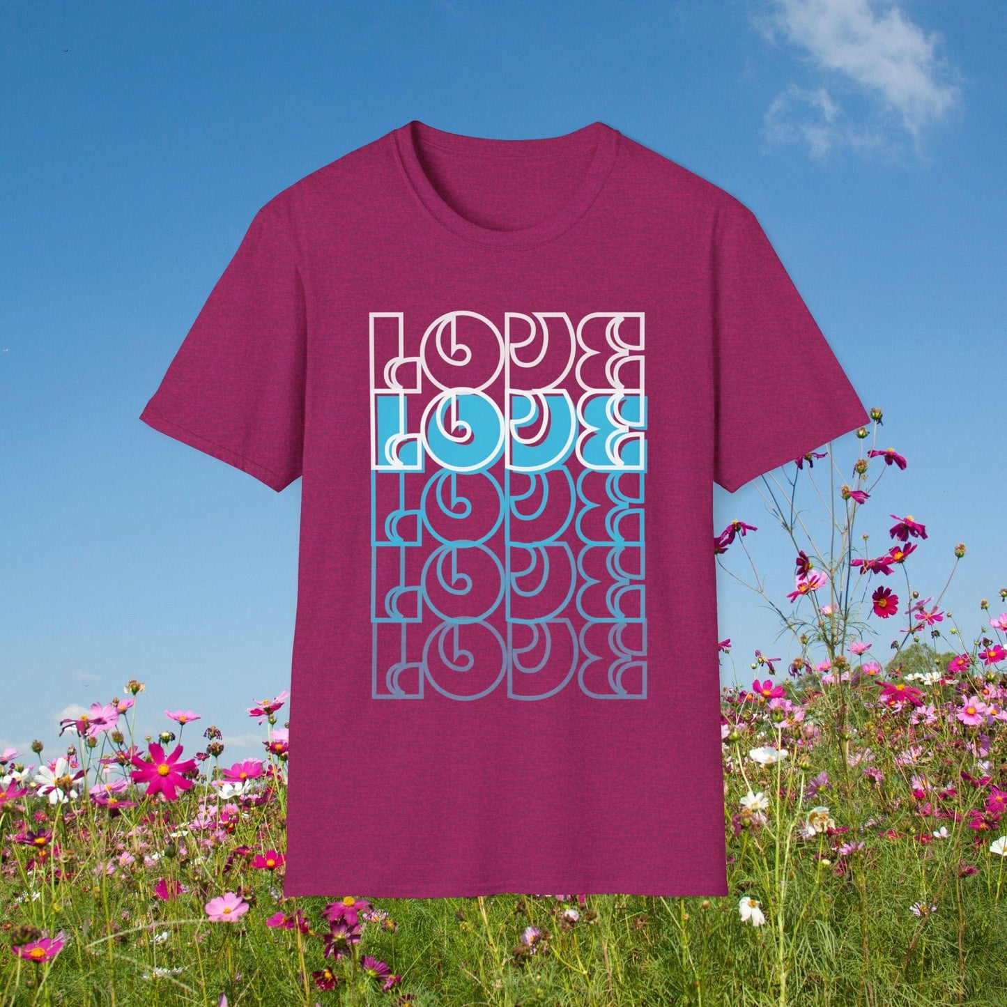 Printify T-Shirt Antique Heliconia / S Back-Alley FINDS 😻 Just LOVE II