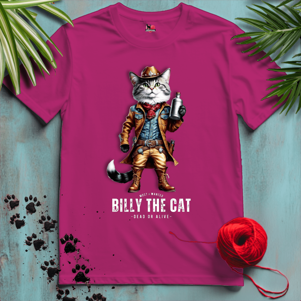 Printify T-Shirt Antique Heliconia / S BILLY-THE-CAT 🤠 WILD-WEST | Legends Collection