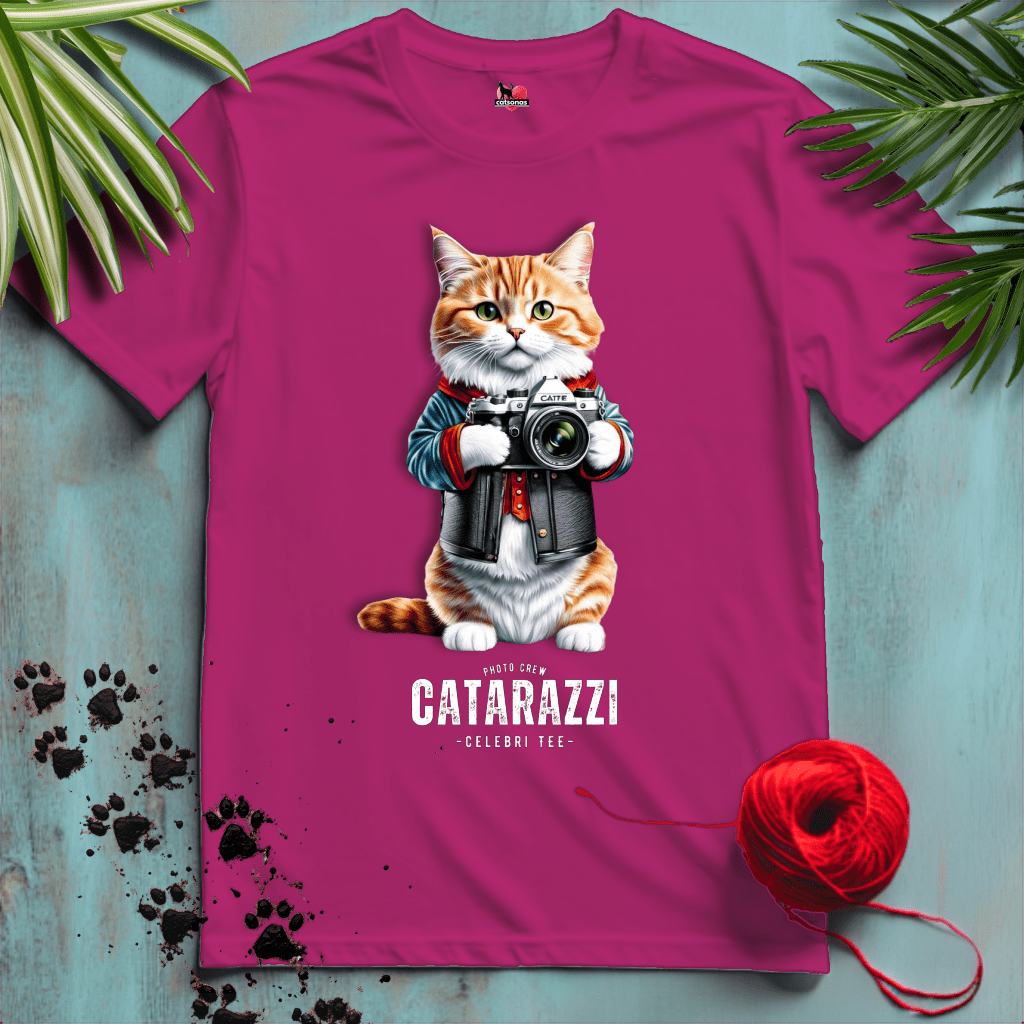 Printify T-Shirt Antique Heliconia / S CATARAZZI ๐ธ PHOTOGRAPHY-CAT | Artsy Cats Collection