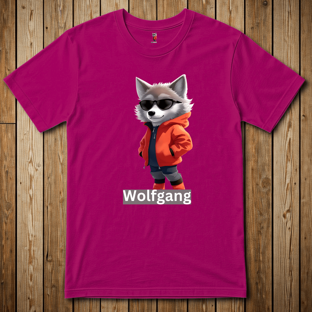 Printify T-Shirt Antique Heliconia / S Wolfgang The Cat