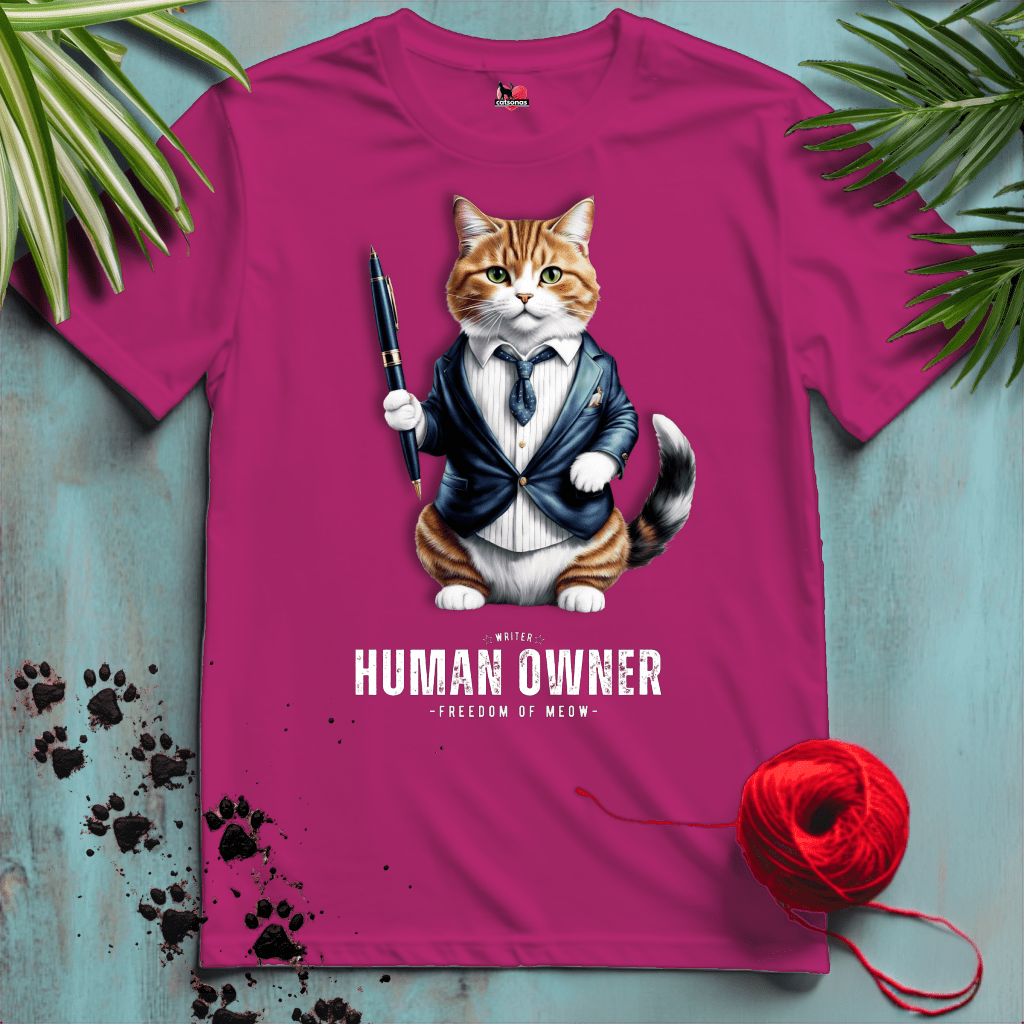 Printify T-Shirt Antique Heliconia / XL EXE-CAT-IVE ✍️ CEO-CAT | Boss Cats Collection