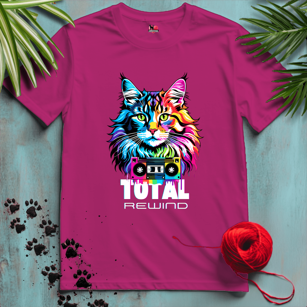 Printify T-Shirt Antique Heliconia / XL TOTAL-Rewind ๐น MUSIC-POP-ART | Music Cats Collection