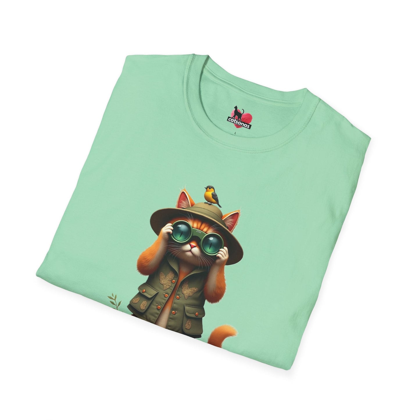 Printify T-Shirt Bird Watcher 🐦⬛ T-Shirt