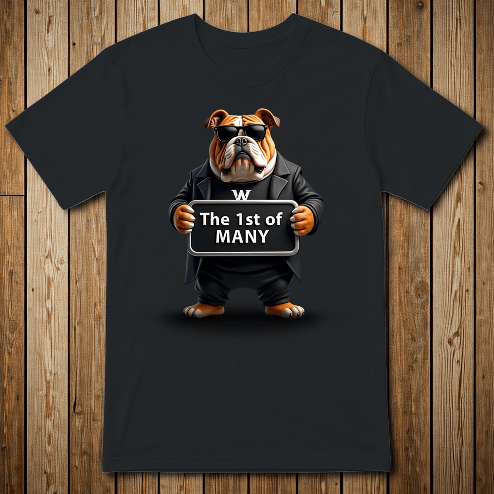 Printify T-Shirt Black / M WeSCALE ⭐️ Bulldog 🦴