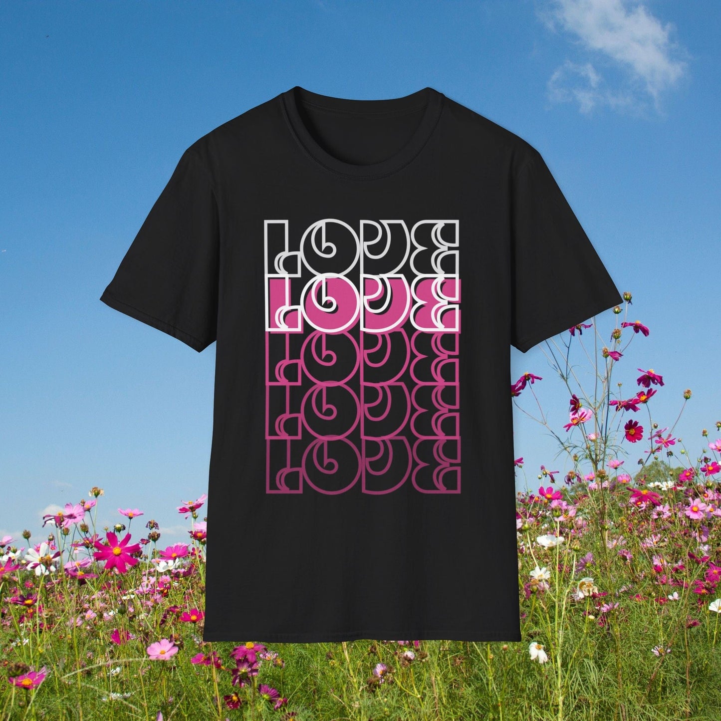 Printify T-Shirt Black / XS Back-Alley FINDS 😻 Just LOVE
