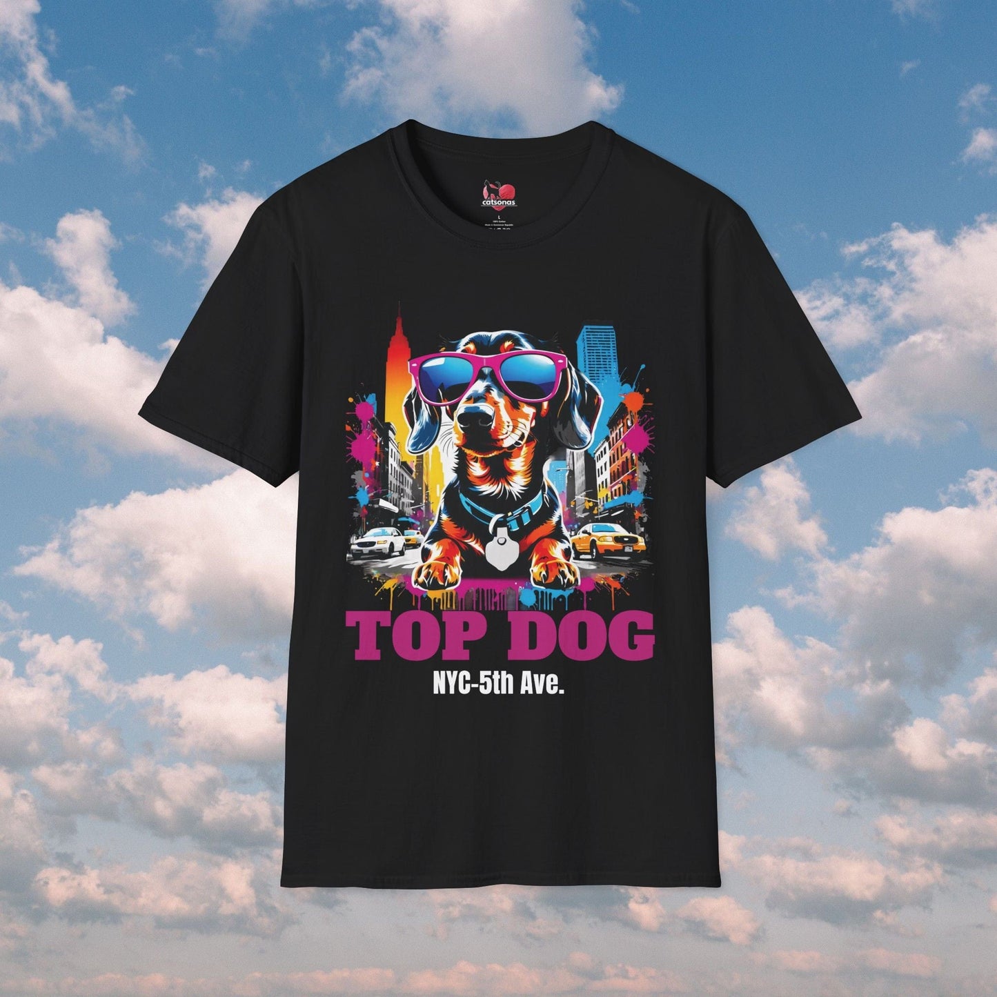 Printify T-Shirt Black / XS Back-Alley FINDS ๐ถ Top DOG