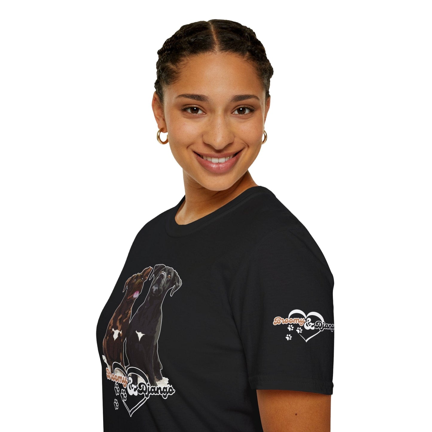 Printify T-Shirt Broomy & Django | Best Dogs Ever