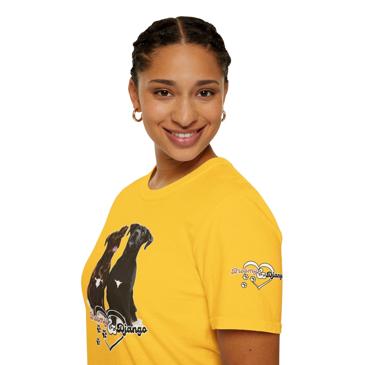 Printify T-Shirt Broomy & Django | Best Dogs Ever