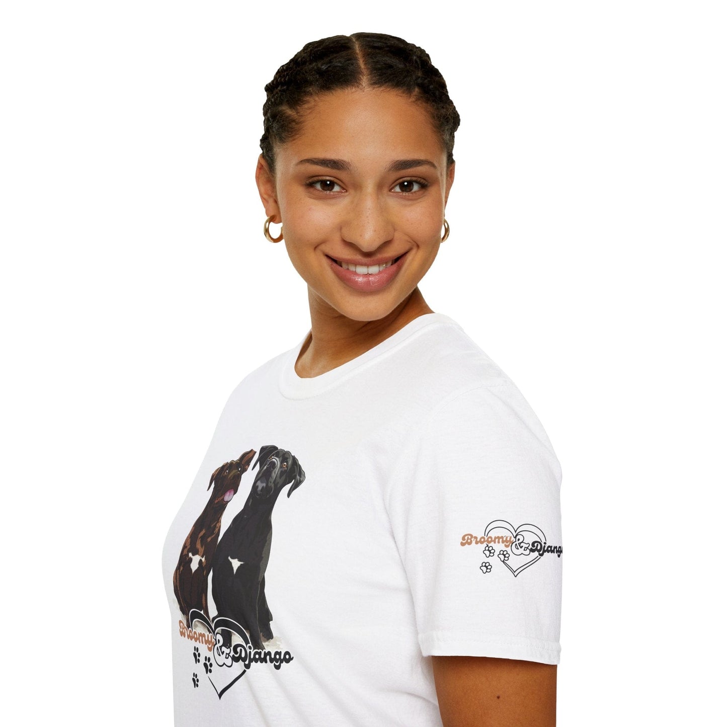 Printify T-Shirt Broomy & Django | Best Dogs Ever