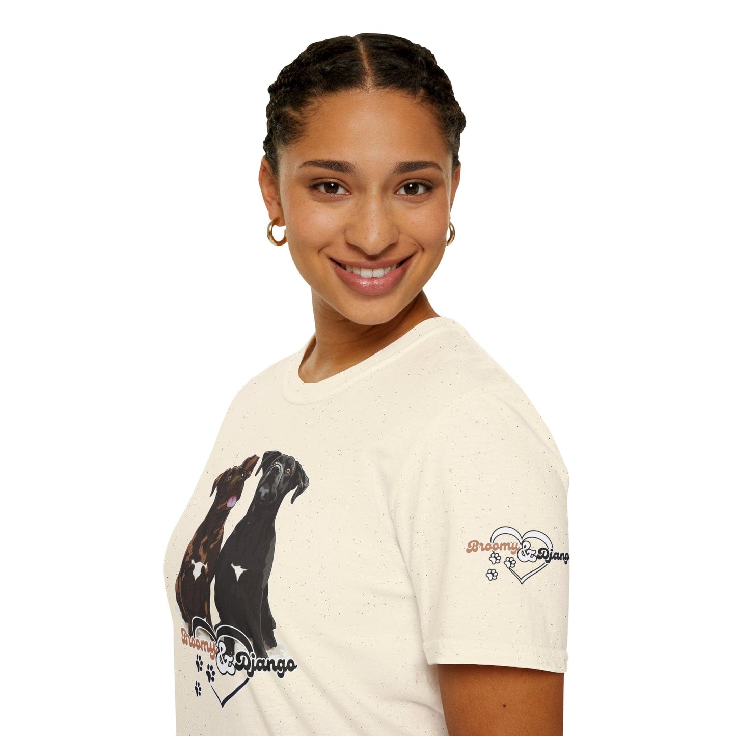 Printify T-Shirt Broomy & Django | Best Dogs Ever