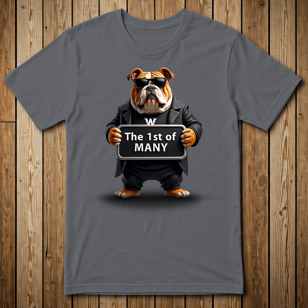 Printify T-Shirt Charcoal / M WeSCALE ⭐️ Bulldog 🦴