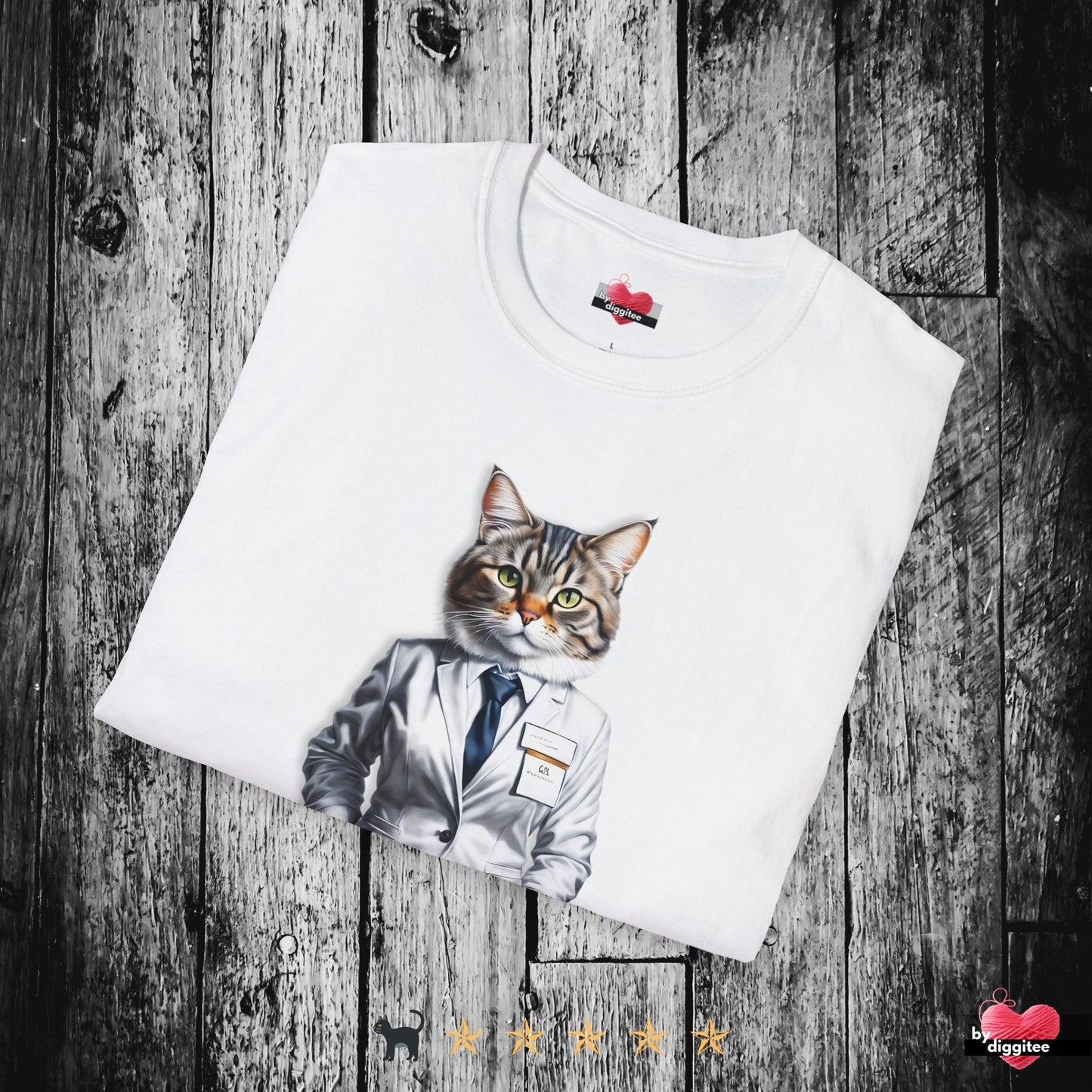 Printify T-Shirt CUSTOM CATS ⭐️ EVENTS Merch