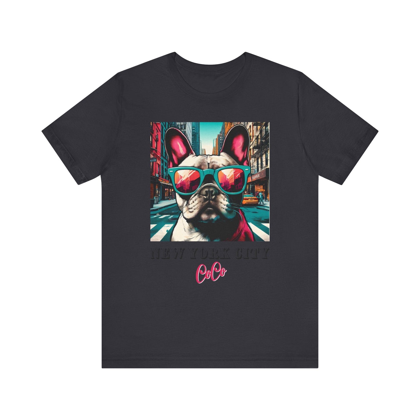 Printify T-Shirt Dark Grey / XS CoCo's NYC Short Sleeve Tee
