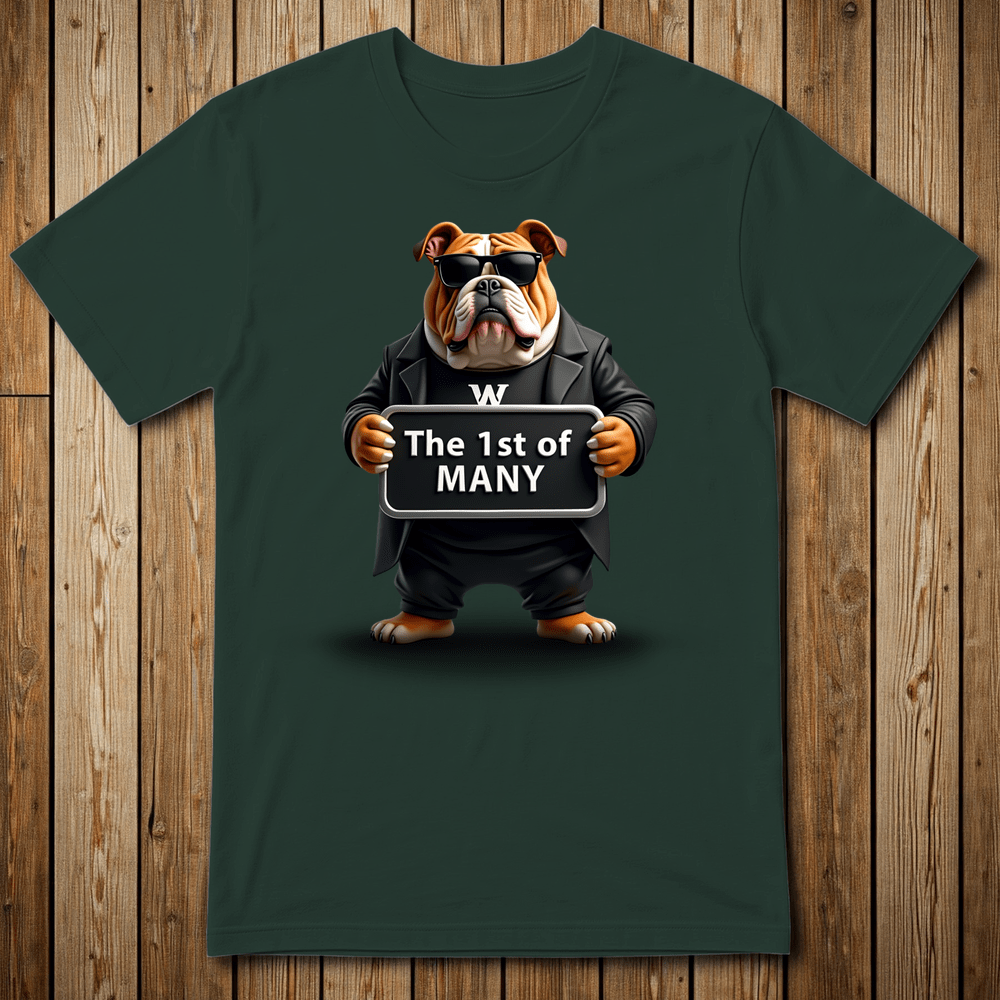Printify T-Shirt Forest Green / M WeSCALE ⭐️ Bulldog 🦴