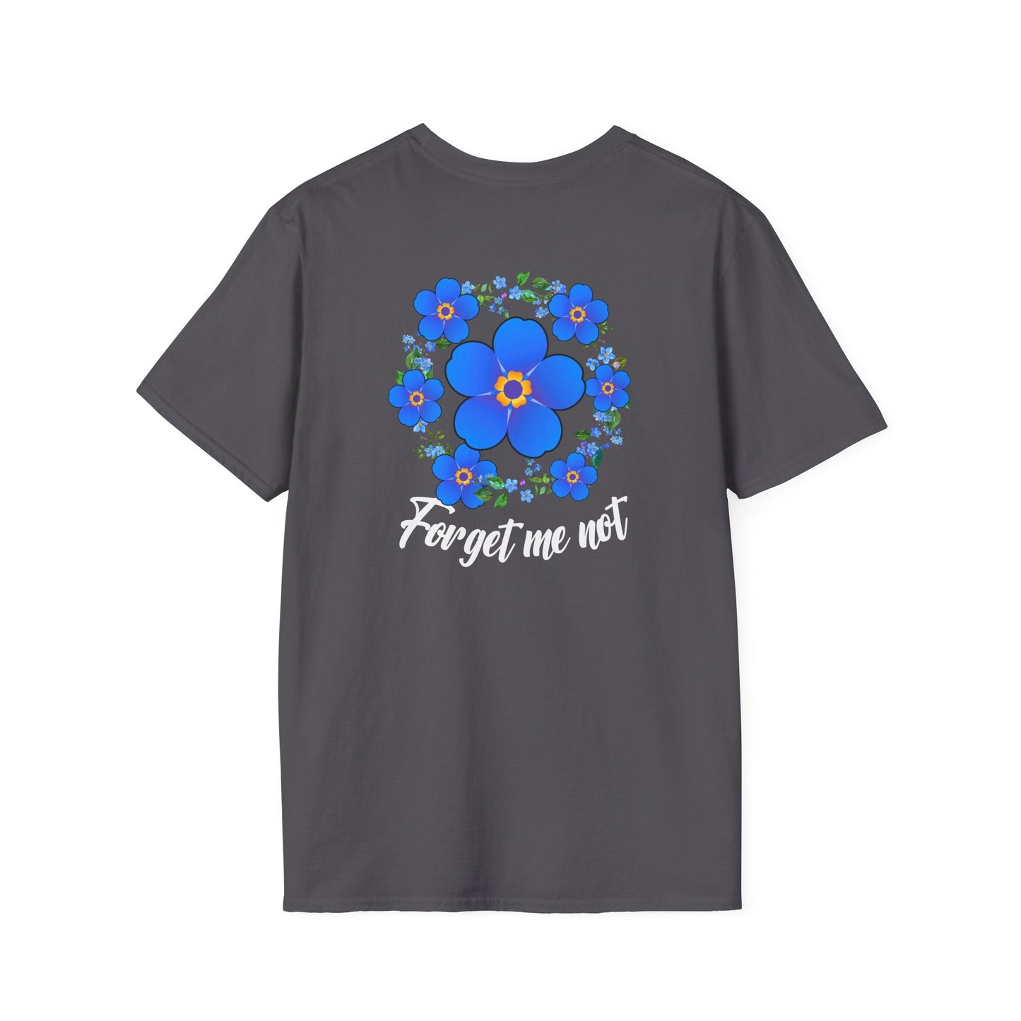 Printify T-Shirt Forget Me Not Floral Softstyle T-Shirt