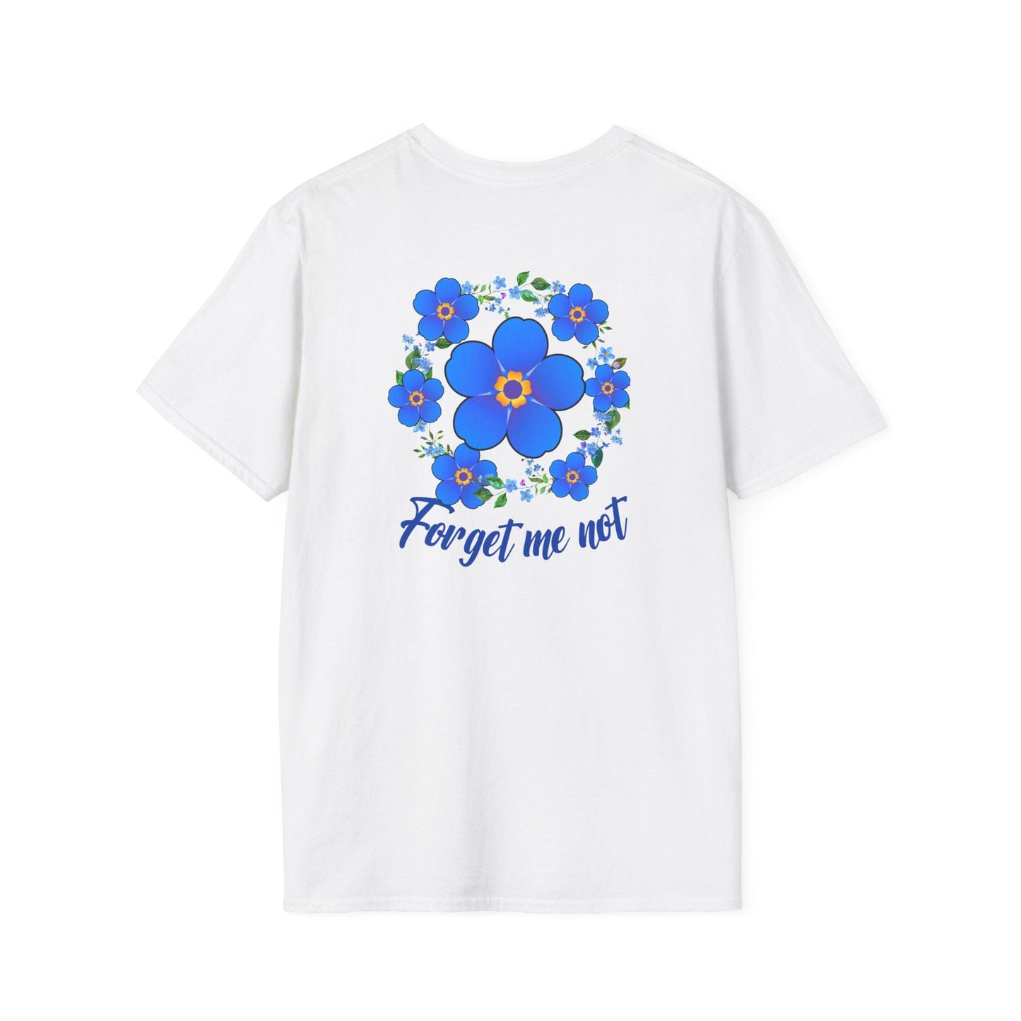 Printify T-Shirt Forget Me Not Floral Softstyle T-Shirt
