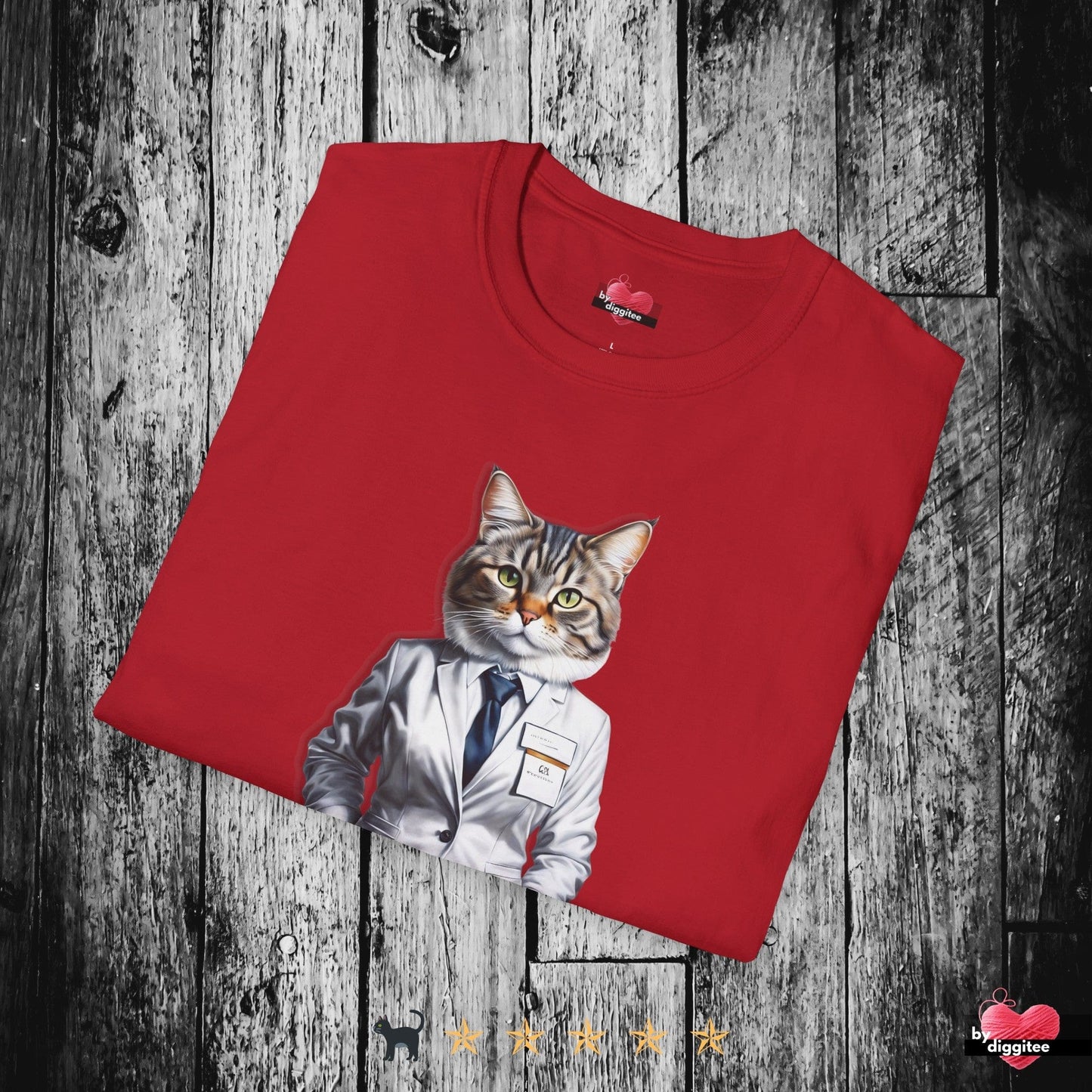 Printify T-Shirt Fully CUSTOM CAT 🎨🖍️✍️