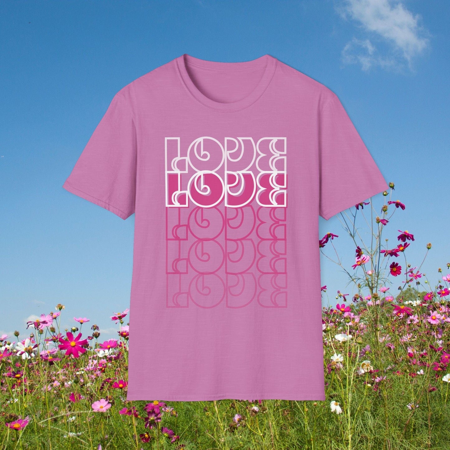 Printify T-Shirt Heather Radiant Orchid / S Back-Alley FINDS 😻 Just LOVE