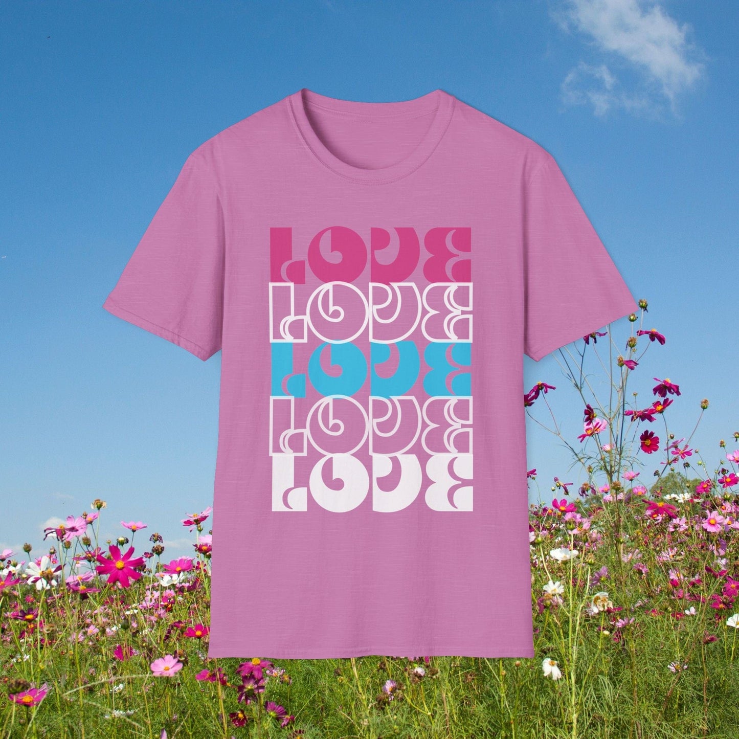 Printify T-Shirt Heather Radiant Orchid / S Back-Alley FINDS 😻 Just LOVE II