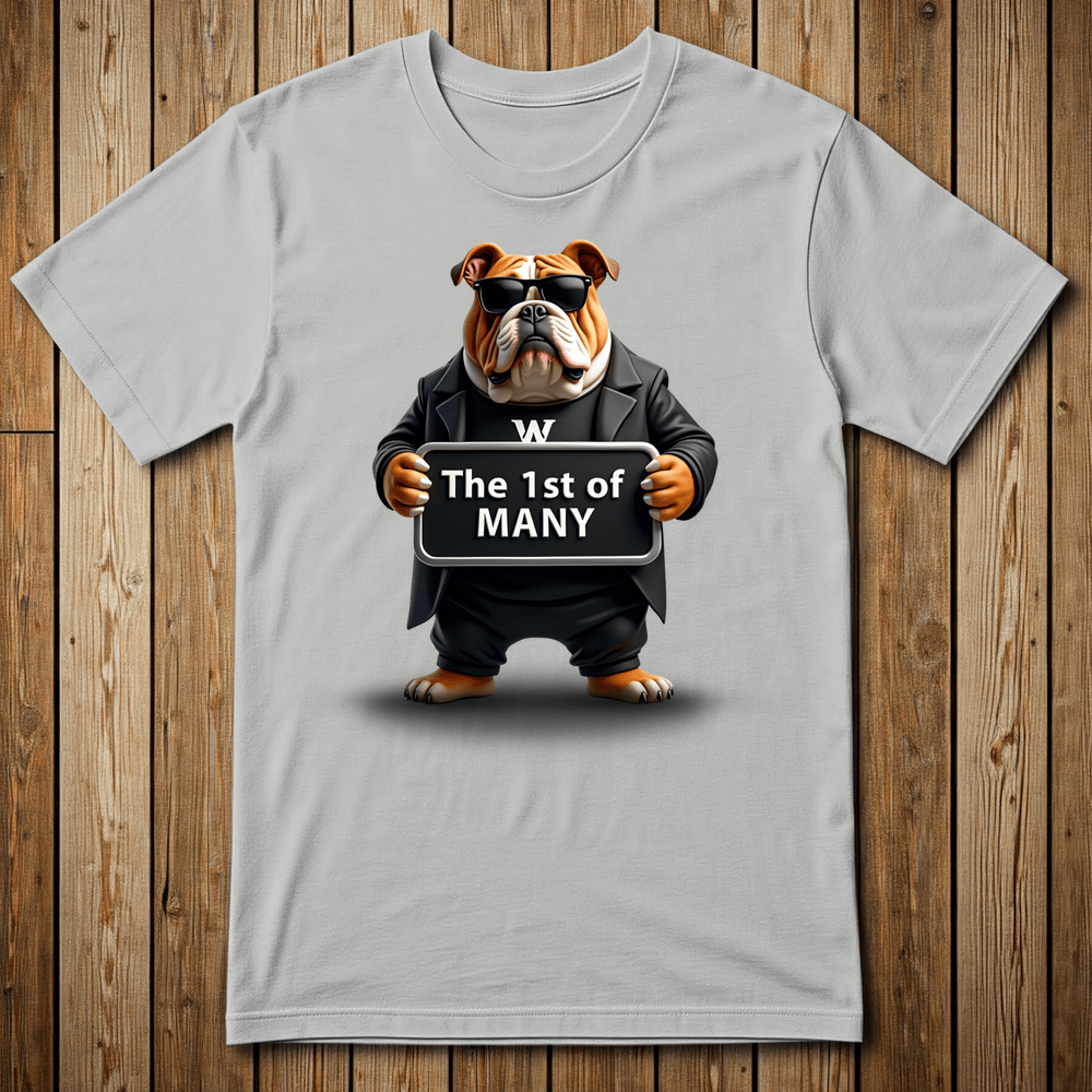Printify T-Shirt Ice Grey / M WeSCALE ⭐️ Bulldog 🦴