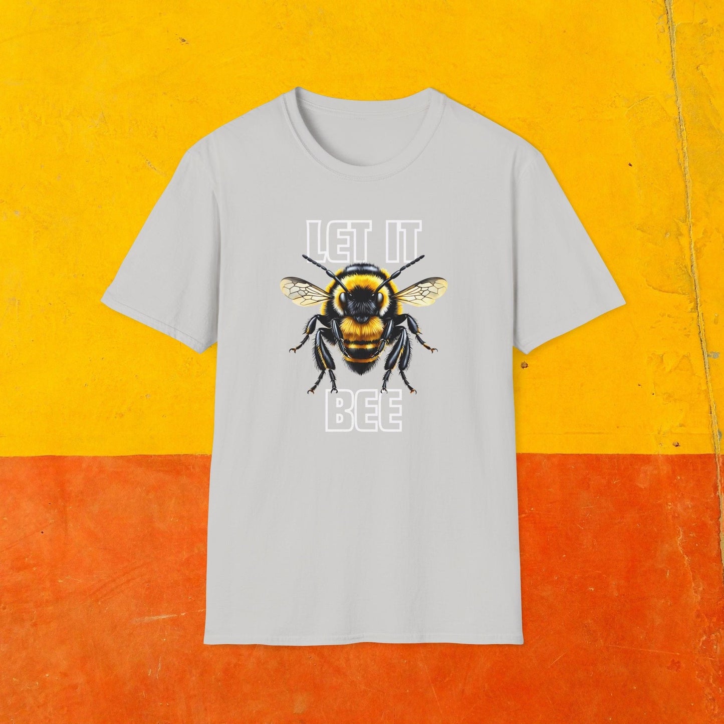 Printify T-Shirt Ice Grey / S Back-Alley FINDS 🐝 Let it BEE Xtra (Colors)