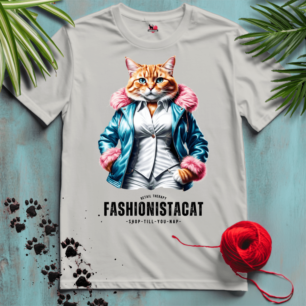 Printify T-Shirt Ice Grey / S FASHIONISTA 🛍️ CAT