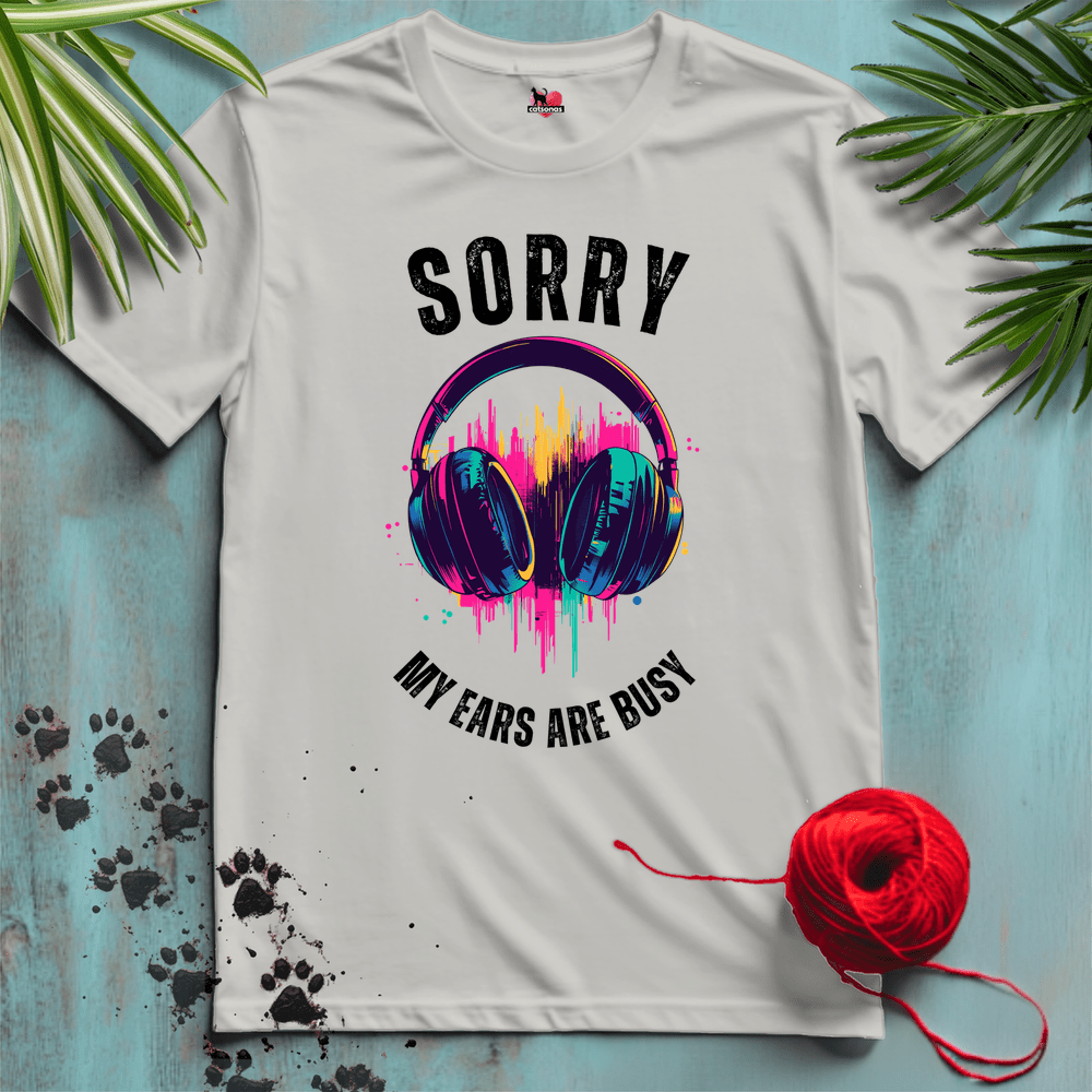 Printify T-Shirt Ice Grey / S HEADPHONES II