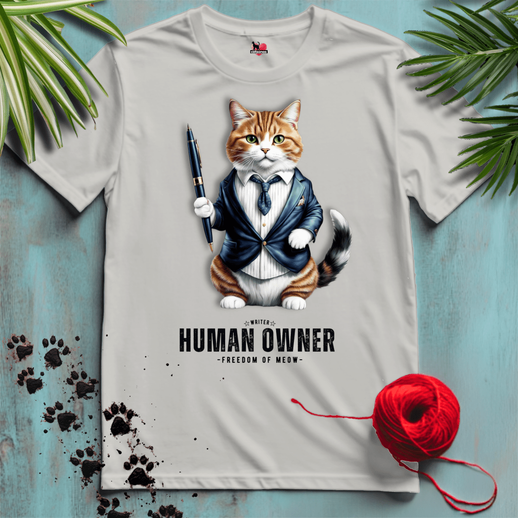 Printify T-Shirt Ice Grey / XL EXE-CAT-IVE ✍️ CEO-CAT | Boss Cats Collection