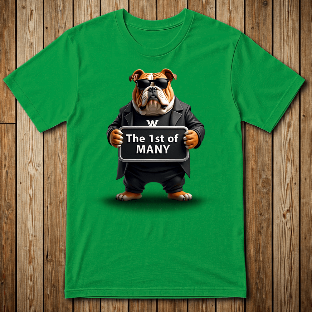 Printify T-Shirt Irish Green / M WeSCALE ⭐️ Bulldog 🦴