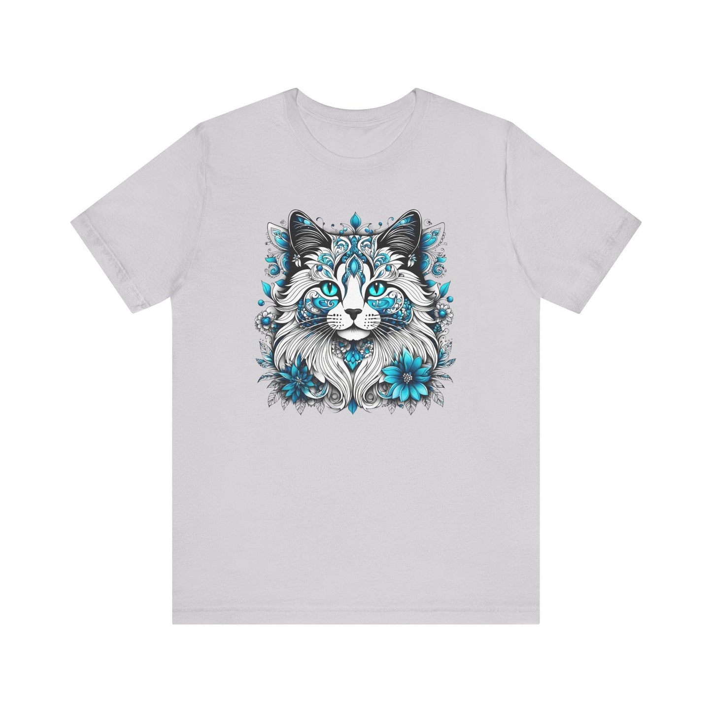 Printify T-Shirt Lavender Dust / XS Our Lynn's Blue Eye Cat Art Shirt