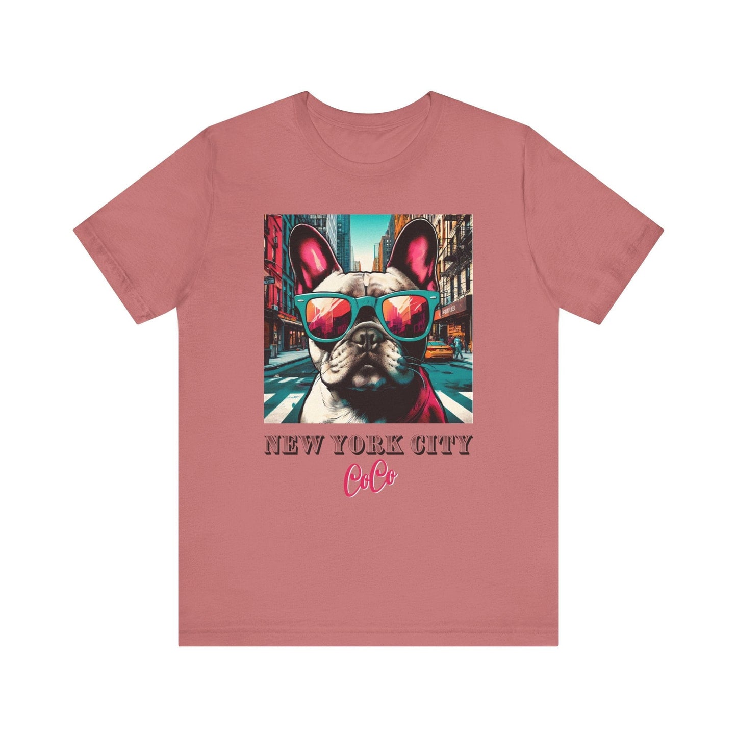 Printify T-Shirt Mauve / XS CoCo's NYC Short Sleeve Tee