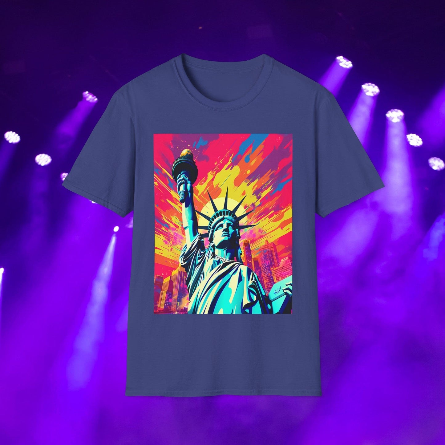 Printify T-Shirt Metro Blue / M Back-Alley FINDS 😻 Liberty's SKY