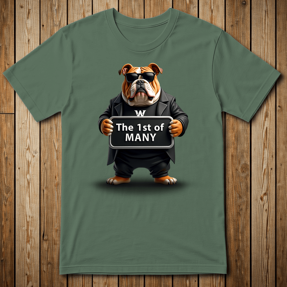 Printify T-Shirt Military Green / M WeSCALE ⭐️ Bulldog 🦴