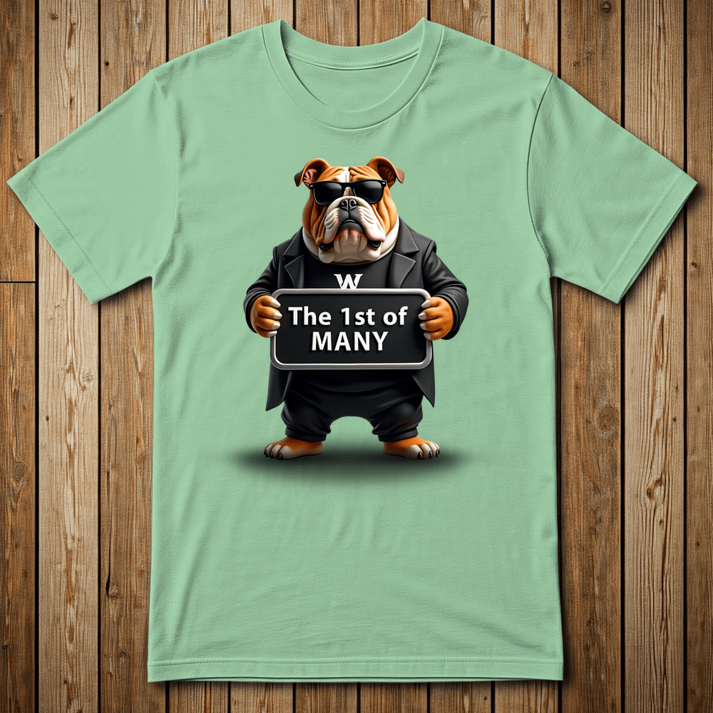 Printify T-Shirt Mint Green / M WeSCALE ⭐️ Bulldog 🦴