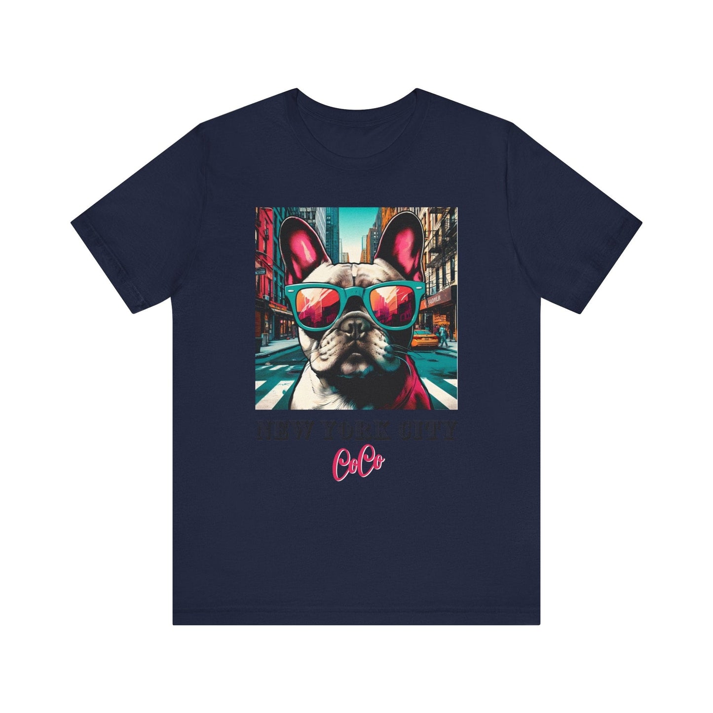 Printify T-Shirt Navy / M CoCo's NYC Short Sleeve Tee
