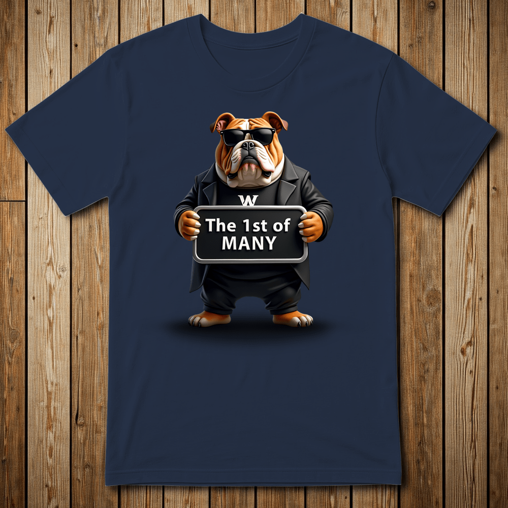 Printify T-Shirt Navy / M WeSCALE ⭐️ Bulldog 🦴