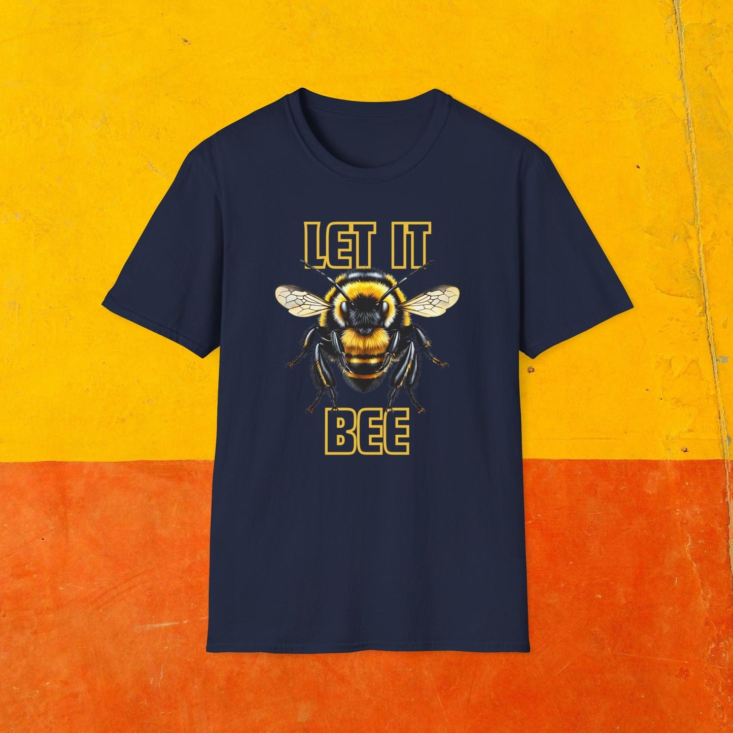 Printify T-Shirt Navy / XS Back-Alley FINDS 🐝 Let it BEE