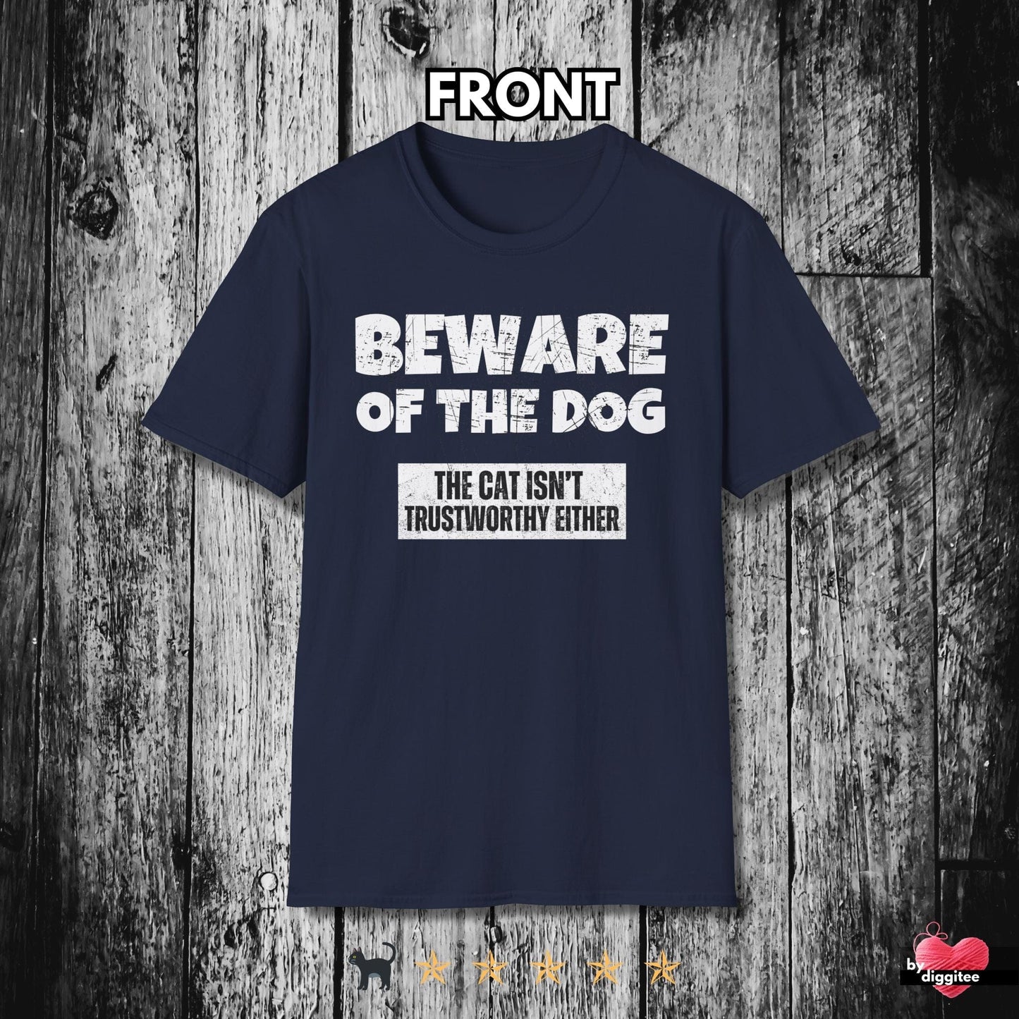 Printify T-Shirt Navy / XS Funny Pet Lovers T-Shirt