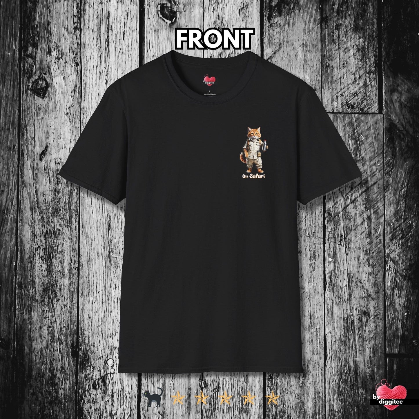Printify T-Shirt ON SAFARI ๐ BACK Print