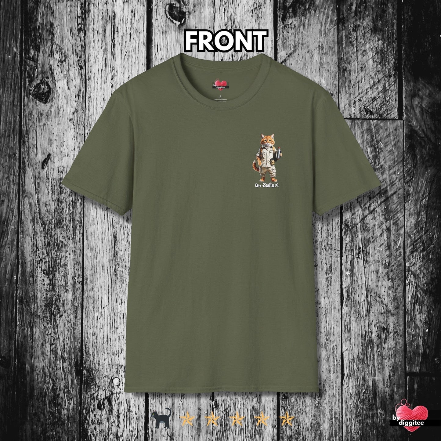 Printify T-Shirt ON SAFARI ๐ BACK Print
