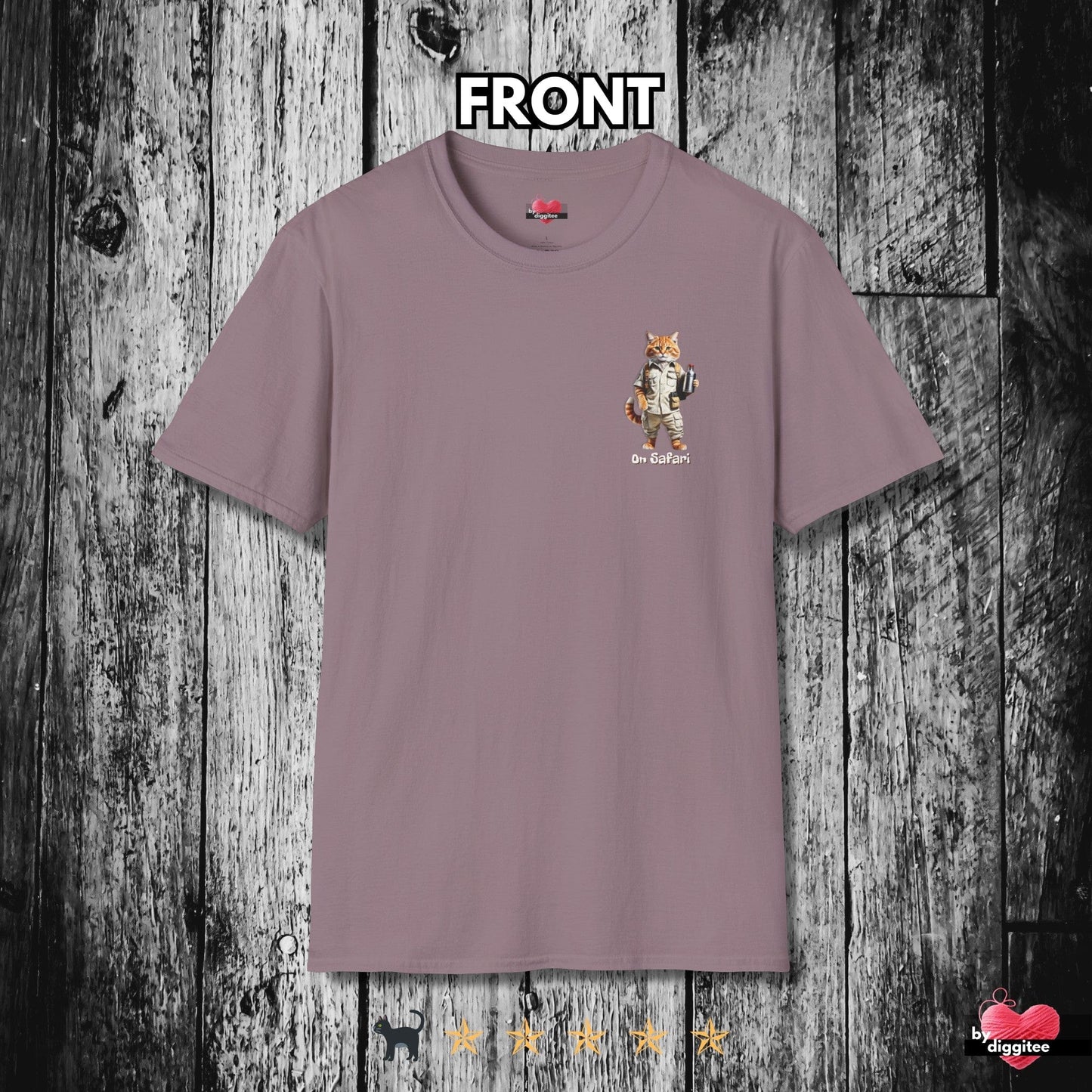 Printify T-Shirt ON SAFARI ๐ BACK Print