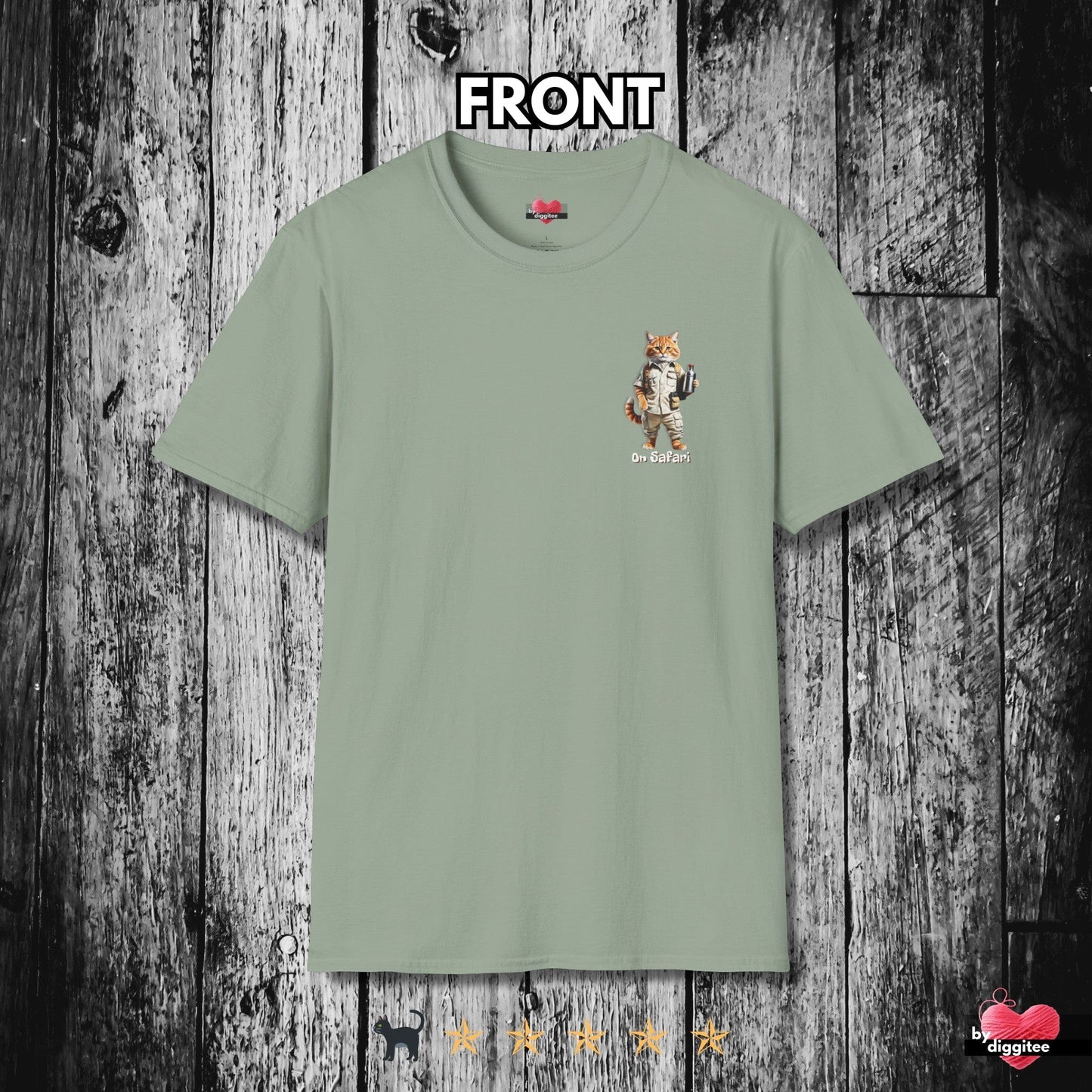 Printify T-Shirt ON SAFARI ๐ BACK Print