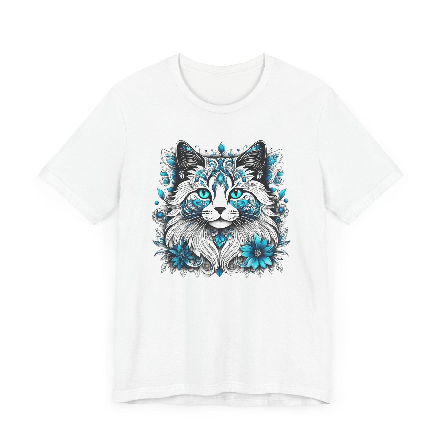 Printify T-Shirt Our Lynn's Blue Eye Cat Art Shirt