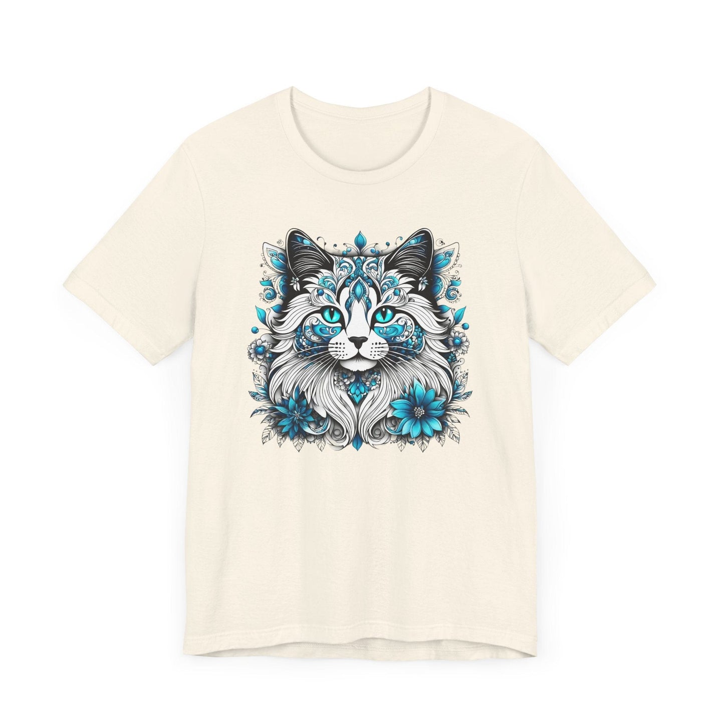 Printify T-Shirt Our Lynn's Blue Eye Cat Art Shirt