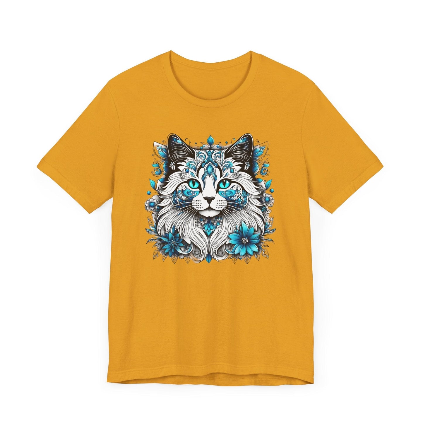 Printify T-Shirt Our Lynn's Blue Eye Cat Art Shirt