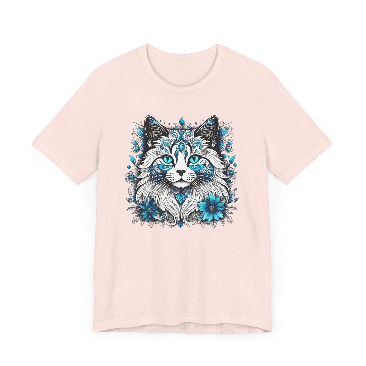 Printify T-Shirt Our Lynn's Blue Eye Cat Art Shirt
