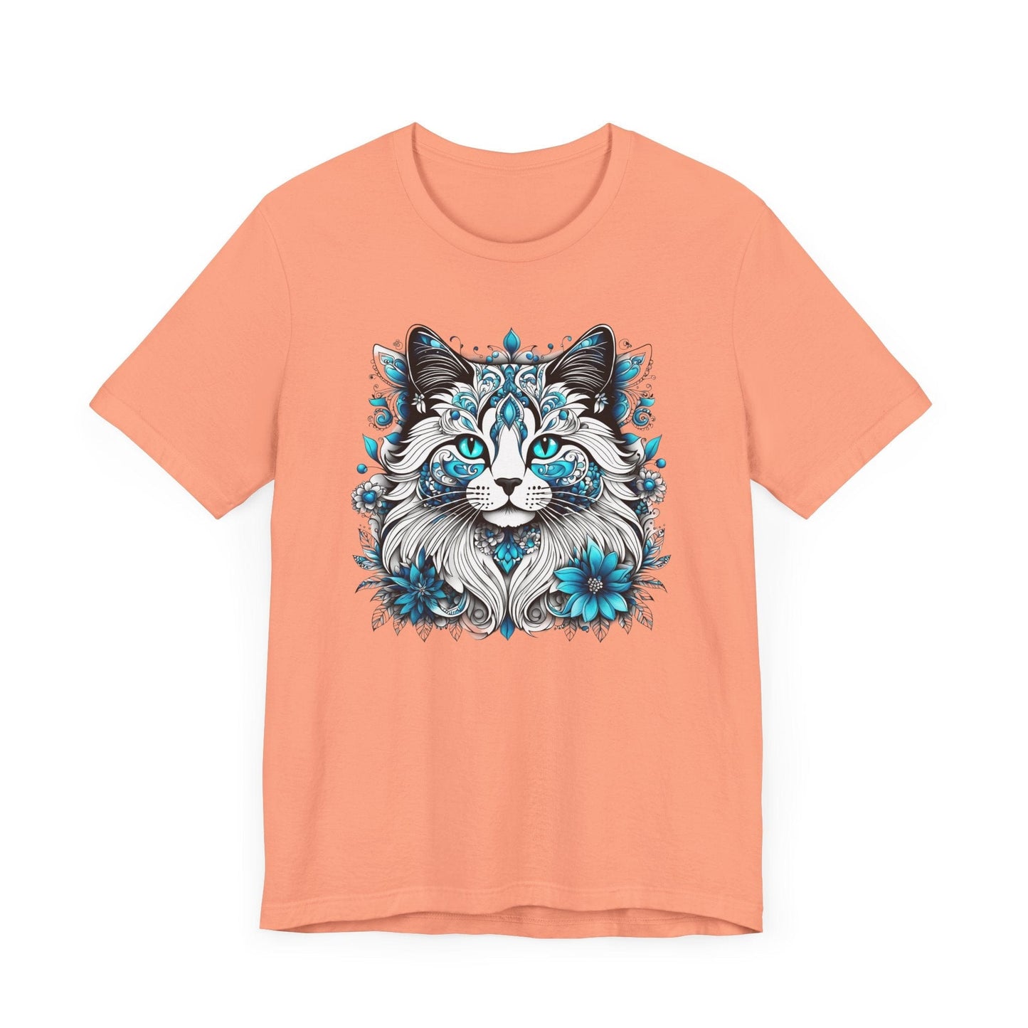 Printify T-Shirt Our Lynn's Blue Eye Cat Art Shirt