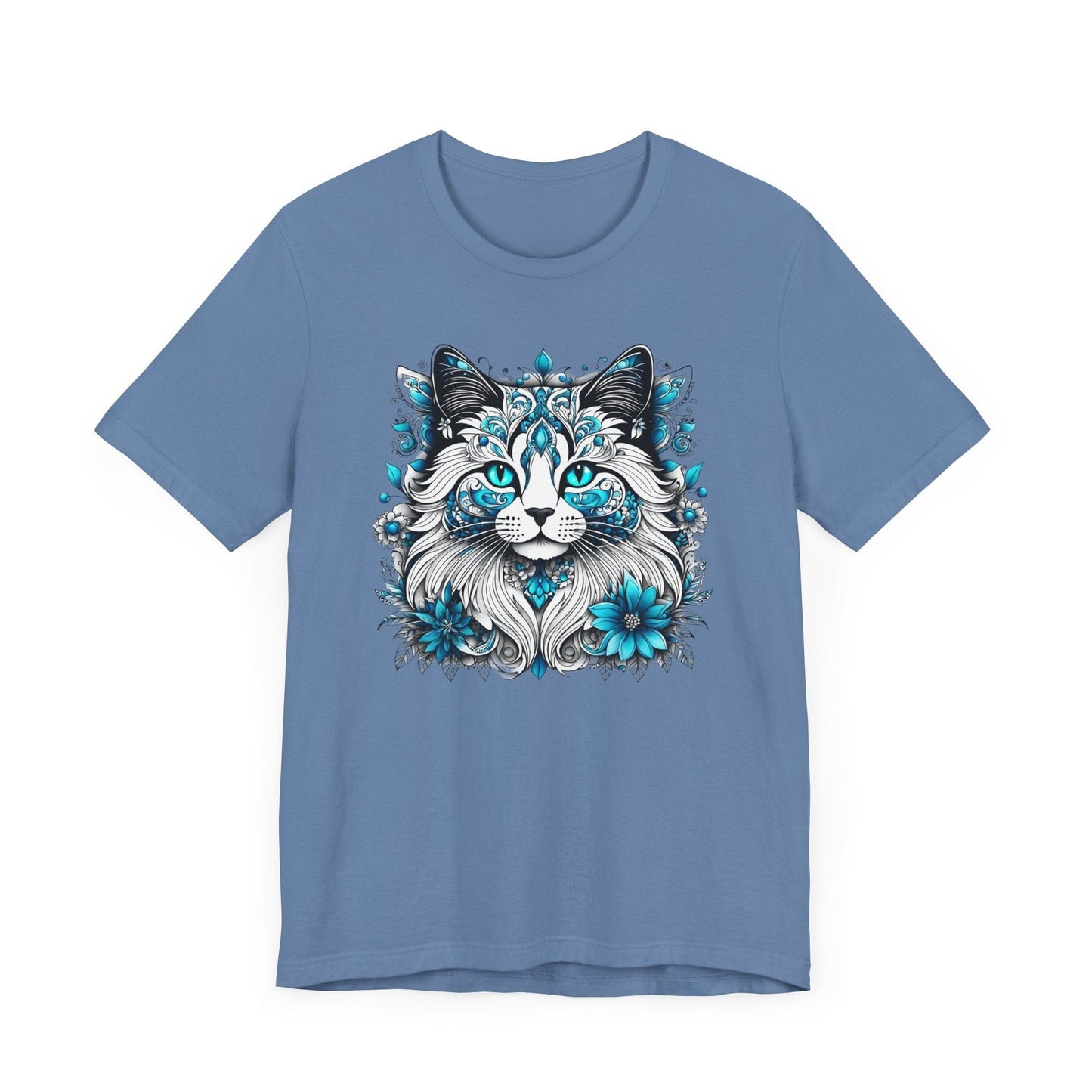Printify T-Shirt Our Lynn's Blue Eye Cat Art Shirt