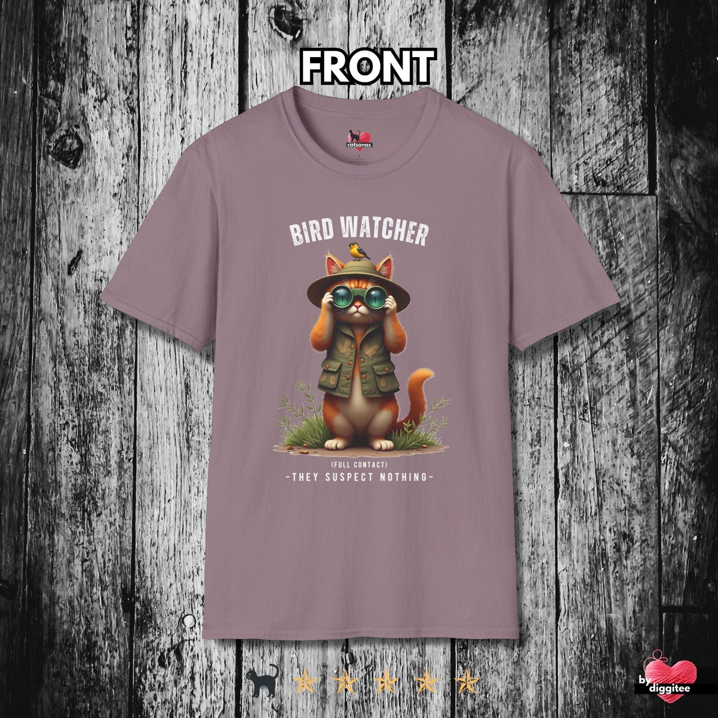 Printify T-Shirt Paragon / S Bird Watcher II 🐦⬛ T-Shirt